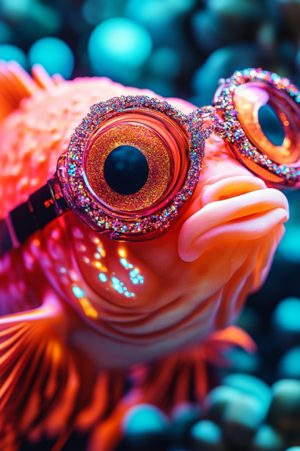 Whimsical Tropical Fish Background 12