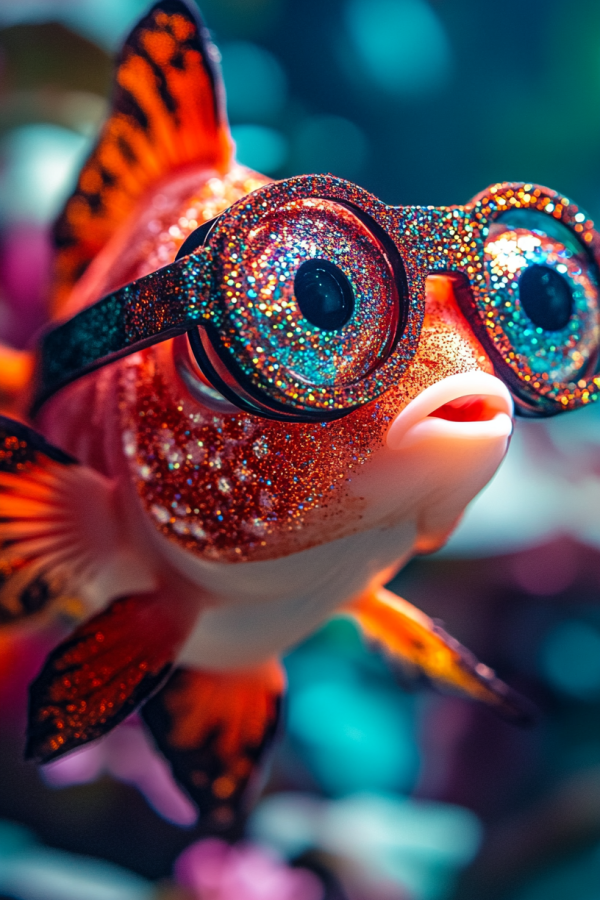 Whimsical Tropical Fish Background 22