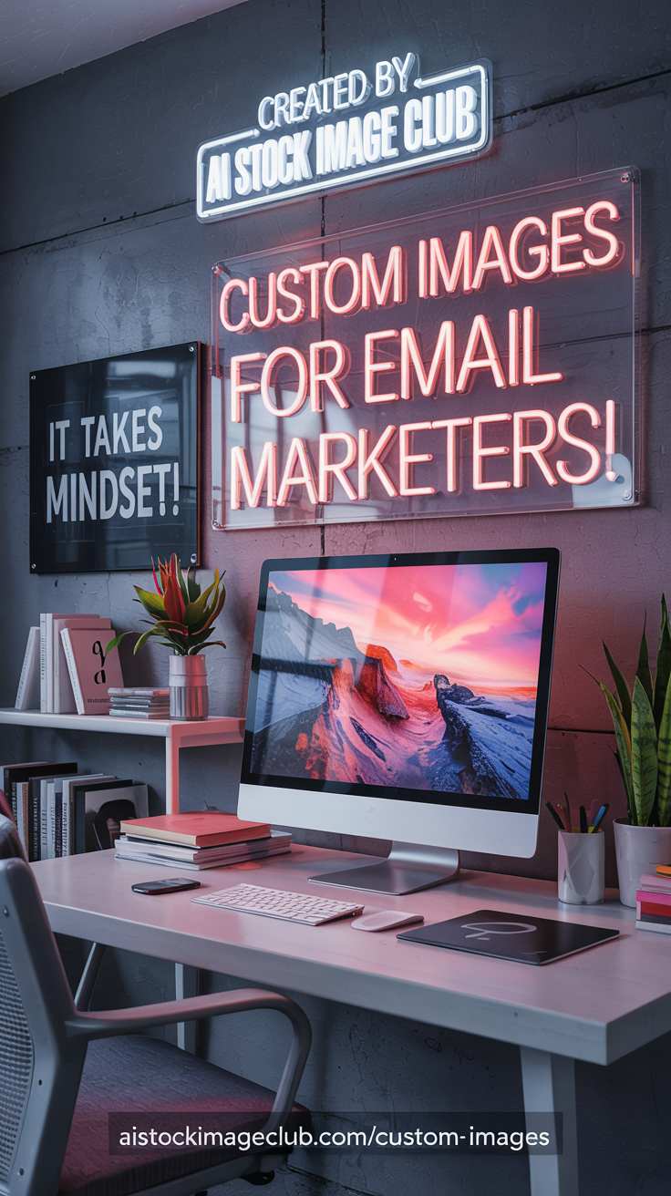 Custom Images For Email Marketers Created By AI Stock Image Club